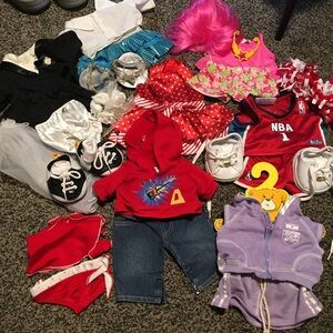 Build a Bear Clothing and Shoe Lot